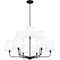 Quoizel Gallagher Chandelier 9 Lights Matte Black GGR5032MBK - alternate 2